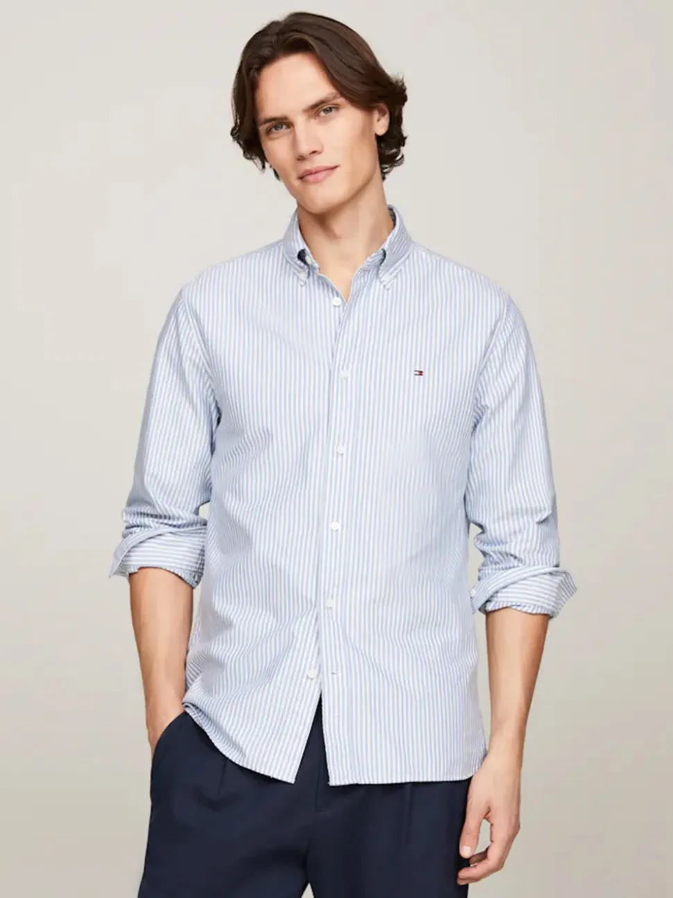 Tommy Hilfiger Heritage Oxford Shirt - Blue
