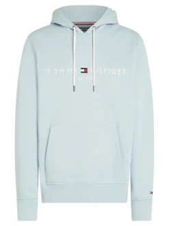 Tommy Hilfiger Logo Hoodie - Blue