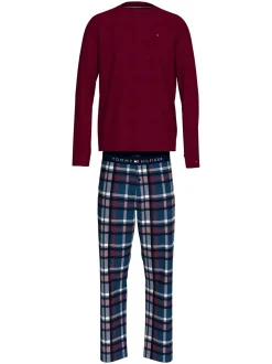 Tommy Hilfiger Long Sleeve Pyjama Gift Set - Red