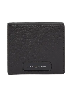 Tommy Hilfiger Monogram Card & Coin Wallet - Black
