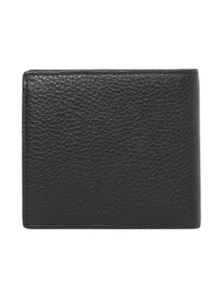 Tommy Hilfiger Monogram Card & Coin Wallet - Black