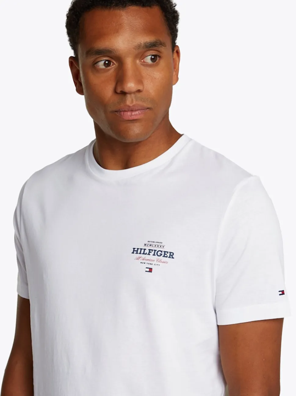 Tommy Hilfiger Monotype All American T-Shirt - White