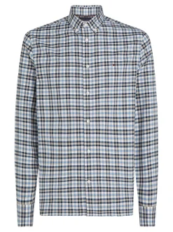 Tommy Hilfiger Oxford Lumber Plaid Shirt - Green