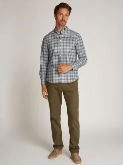 Tommy Hilfiger Oxford Lumber Plaid Shirt - Green