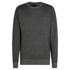 Tommy Hilfiger Pima Cotton Cashmere Two Tone - Black