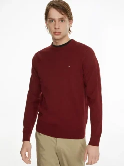 Tommy Hilfiger Pima Cotton Cashmere Crew Neck - Red