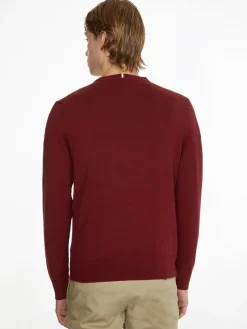 Tommy Hilfiger Pima Cotton Cashmere Crew Neck - Red
