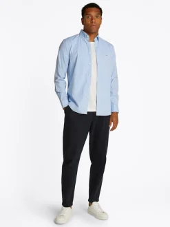 Tommy Hilfiger Poplin Gingham Shirt - Blue