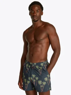 Tommy Hilfiger Printed Medium Drawstring Shorts - Navy