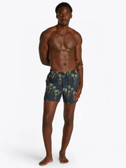 Tommy Hilfiger Printed Medium Drawstring Shorts - Navy
