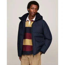 Tommy Hilfiger Rockie Hooded Jacket - Navy