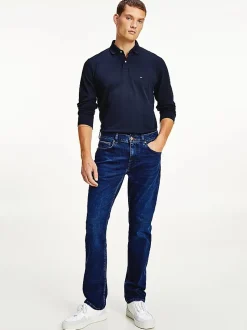 Tommy Hilfiger Straight Denton Bridger Indigo Jeans - Blue