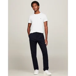 Tommy Hilfiger Stretch Slim Fit T-Shirt - White