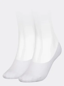 Tommy Hilfiger Two Pack Low Cut Sneaker Socks - White