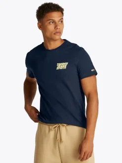 Tommy Jeans Bubble Print T-Shirt - Navy