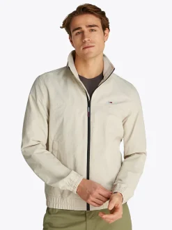 Tommy Jeans Essential Casual Bomber - Stone