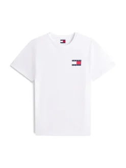 Tommy Jeans Essential Flag T-Shirt - White
