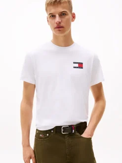 Tommy Jeans Essential Flag T-Shirt - White