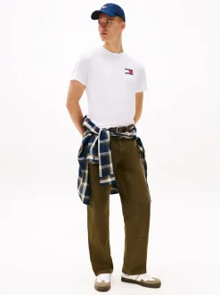 Tommy Jeans Essential Flag T-Shirt - White