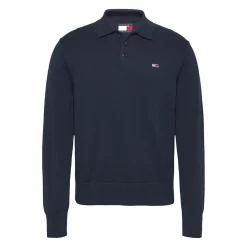 Tommy Jeans Essential Polo Sweater - Navy