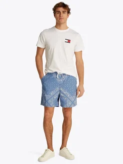 Tommy Jeans Loose Beach Print Short - Blue