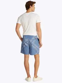 Tommy Jeans Loose Beach Print Short - Blue
