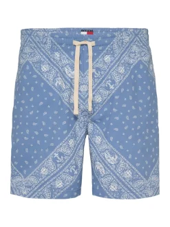 Tommy Jeans Loose Beach Print Short - Blue