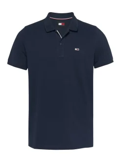 Tommy Jeans Placket Polo - Navy