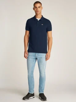 Tommy Jeans Placket Polo - Navy