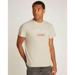 Tommy Jeans Varsity T-Shirt - Stone
