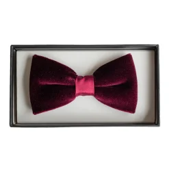 Zazzi Velvet Bow Tie - Red