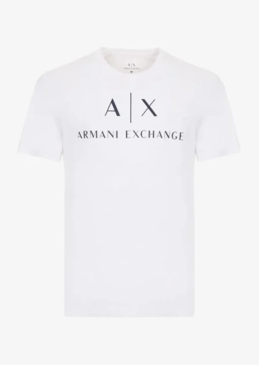 AX ARMANI Logo Tee - White
