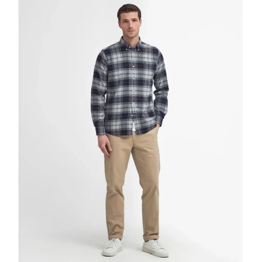 Barbour Keyloch Tailored Tartan Shirt - Blue