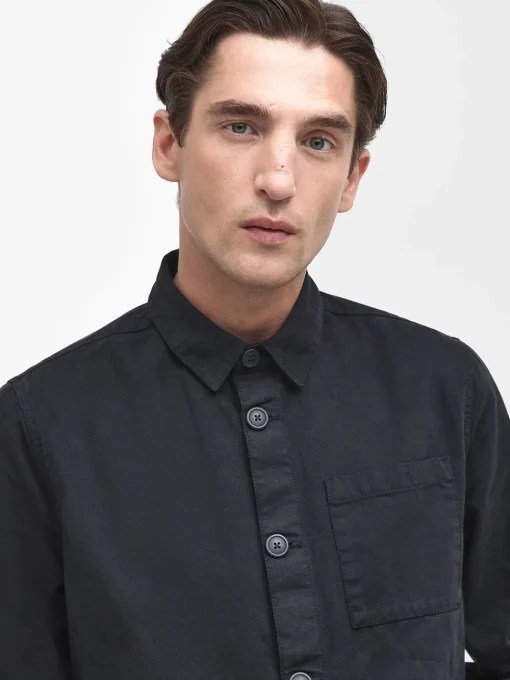 Barbour Washed Overshirt - Navy