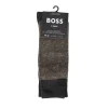 Boss 2 Pack Cotton Yarn Effect Socks - Black