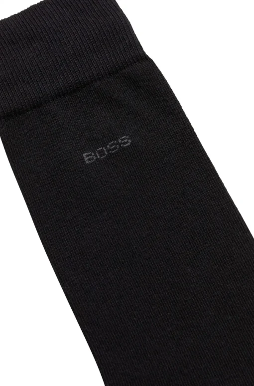 Boss 2 Pack Premium Socks - Black