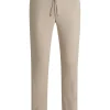 Boss C-Kane Linen Trousers - Stone