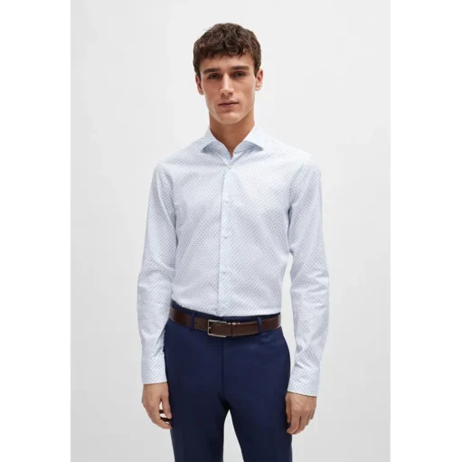 Boss H Hank C5 Shirt - White