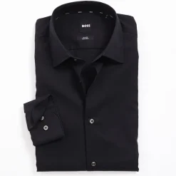 Boss H Hank Slim-Fit Shirt - Black
