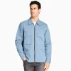 Boss Lovel Zip Overshirt - Blue