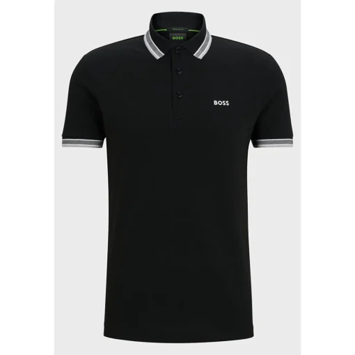 Boss Paddy Regular Fit Polo Shirt - Black