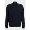 Boss Skiles 43 Full Zip Sweat - Dark Blue