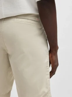 Boss Slim Chino Shorts - Stone