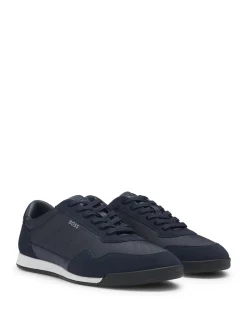Boss Titanium Suede Mix - Navy