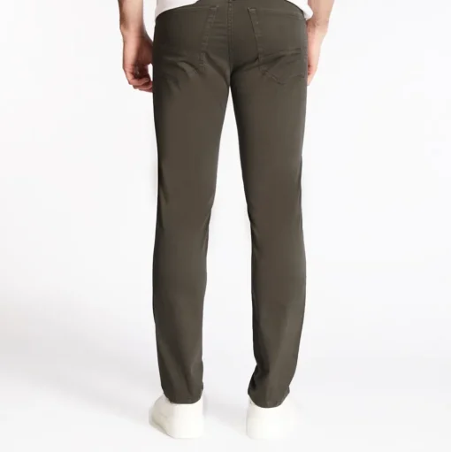 Bugatti 5 Pocket Structure Broken Twill Pant - Green