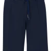 Bugatti Cool Linen Drawstring Short - Blue