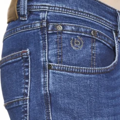 Bugatti Nevada Mid-Blue Jeans - Blue