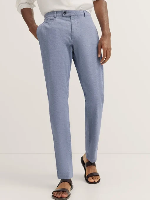 Bugatti Print Slim Chino - Blue