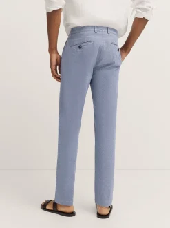 Bugatti Print Slim Chino - Blue