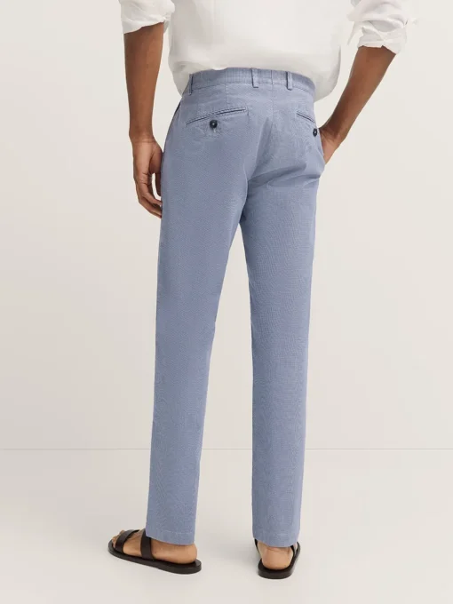 Bugatti Print Slim Chino - Blue